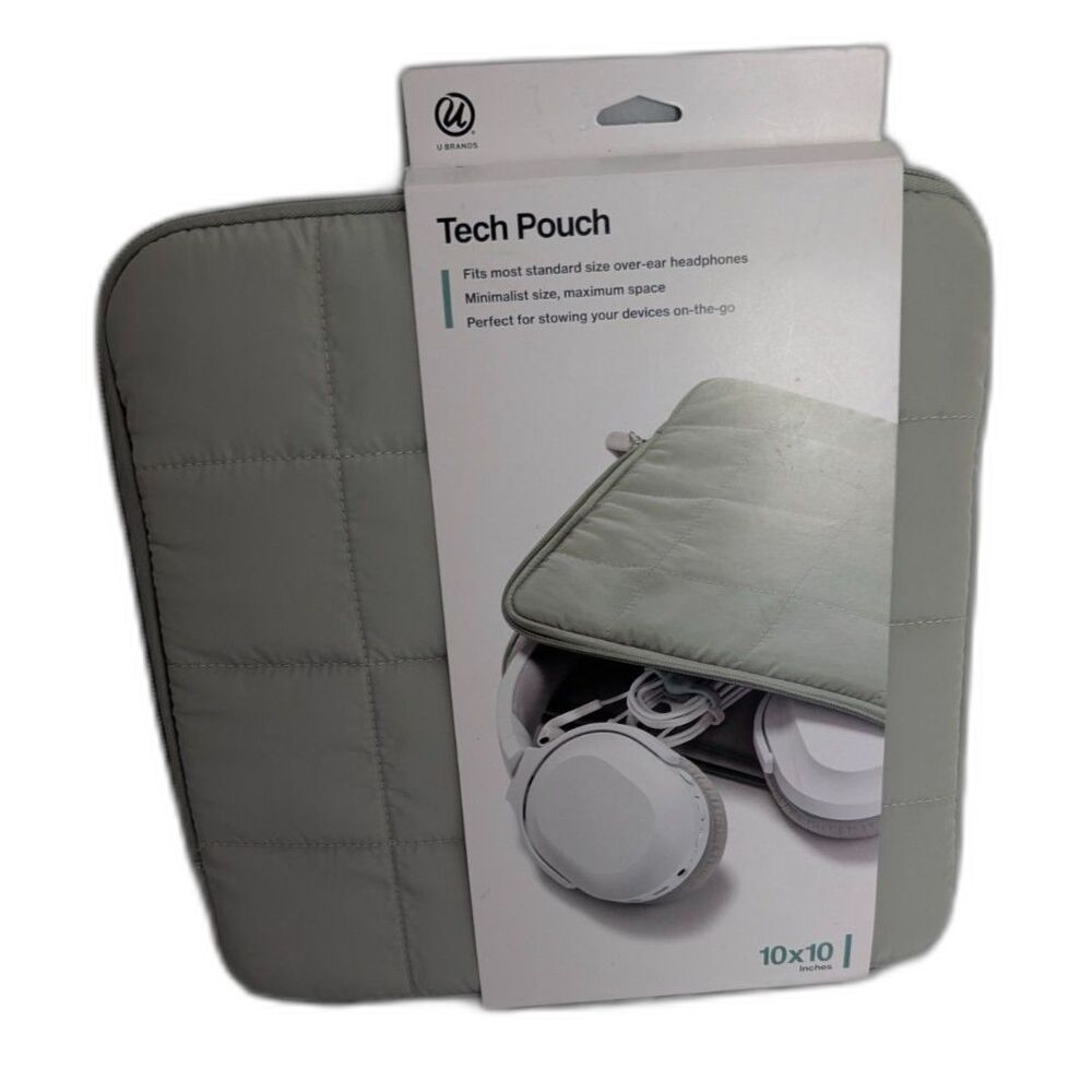 U Brands Tech Pouch 10X10 Green